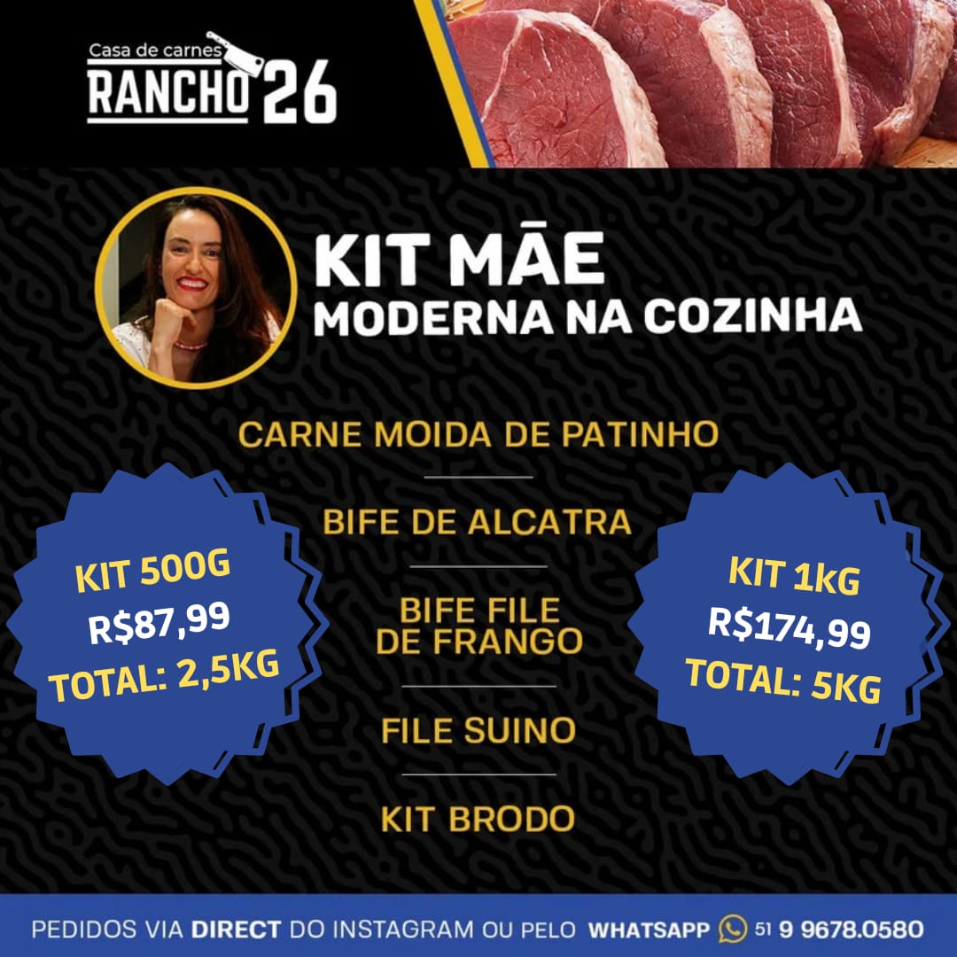 KIT MÃE MODERNA NA COZINHA DE 1KG