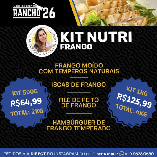 KIT NUTRI FRANGO DE 1KG